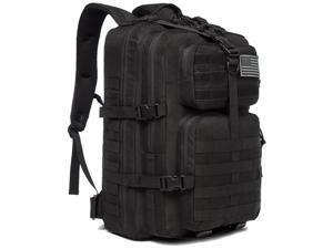 Kylebooker Military Tactical Backpack Large Army 3 Day Assault Pack Molle Bug Bag Backpacks Rucksacks for Outdoor Sport Hiking Camping Hunting 40L Brown
