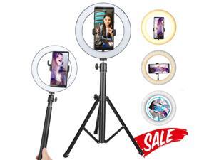 8" LED Selfie Ring Light w/Tripod StandCell Phone Holder For Makeup Live Stream 8" LED Selfie Ring Light w/Tripod StandCell Phone Holder For Makeup Live Stream