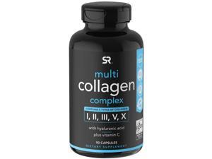 Multi Collagen Complex Dietary Supplement - 90 Capsules