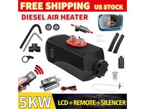 Furgle Carbon Fiber Shell 12V 5KW Air Diesel Heater w/Silencer Low fuel consumption Furgle Carbon Fiber Shell 12V 5KW Air Diesel Heater w/Silencer Low fuel consumption