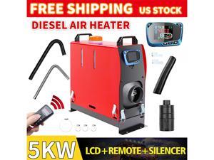 Furgle Diesel Air Heater 5KW 12V All in one LCD Monitor For Truck Motorhome Trailer w/Silencer Furgle Diesel Air Heater 5KW 12V All in one LCD Monitor For Truck Motorhome Trailer w/Silencer