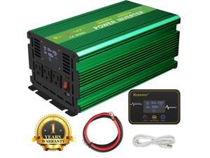 Furgle Car Power Inverter 2000W 4000 W 12V DC to 110V 120V AC LCD Wireless Remote RV Furgle Car Power Inverter 2000W 4000 W 12V DC to 110V 120V AC LCD Wireless Remote RV