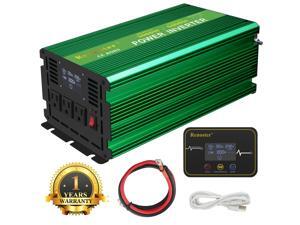 Furgle 3000 W 6000W Modified Sine Wave Power Inverter 12V DC to 110V 120V AC LCD Display 15m Remote Furgle 3000 W 6000W Modified Sine Wave Power Inverter 12V DC to 110V 120V AC LCD Display 15m Remote