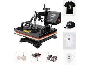 Furgle 12"x15" 5in 1 Heat Press Machine Digital Transfer Sublimation T-Shirt Mug Hat US Furgle 12"x15" 5in 1 Heat Press Machine Digital Transfer Sublimation T-Shirt Mug Hat US
