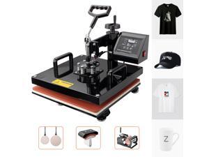 Furgle 15"x15" Heat Press 5 in 1 Combo T-Shirt Machine 360 Degree Digital DIY Printer Furgle 15"x15" Heat Press 5 in 1 Combo T-Shirt Machine 360 Degree Digital DIY Printer