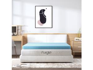 Furgle 3'' Gel Memory Foam Mattress Topper Bed Mattress (Blue,3" King,80''X76'') Furgle 3'' Gel Memory Foam Mattress Topper Bed Mattress (Blue,3" King,80''X76'')
