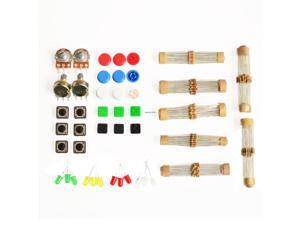 1 sets Handy Portable Resistor Kit for Arduino Starter Kit UNO R3 LED potentiometer tact switch pin header 1 sets Handy Portable Resistor Kit for Arduino Starter Kit UNO R3 LED potentiometer tact switch pin header