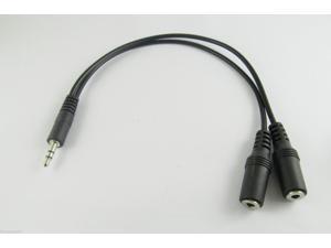 2pcs 3.5mm 1/8" Stereo Audio Headphone Y Splitter Adapter Cable for Mp3 MP4 28cm 2pcs 3.5mm 1/8" Stereo Audio Headphone Y Splitter Adapter Cable for Mp3 MP4 28cm