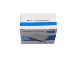 Network Switch 5 Ports Fast Ethernet 10/100Mbps LAN RJ45 Switcher Hub with Power Adapter for Desktop PC Network Switch 5 Ports Fast Ethernet 10/100Mbps LAN RJ45 Switcher Hub with Power Adapter for Desktop PC