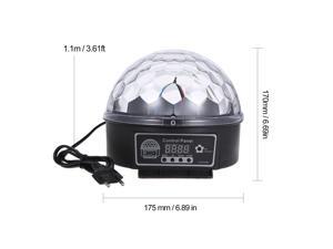 DMX512 LEDs Ball Stage Light with Remote Control 6 Channel Sound Activated Party Lights 6 Colors Stage Par DMX512 LEDs Ball Stage Light with Remote Control 6 Channel Sound Activated Party Lights 6 Colors Stage Par