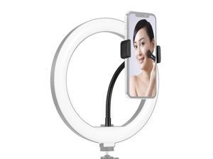 Foldable Phone Clamp Holder Stand with 1/4 Screw Mounting for LED Ring Light Smartphone Mounting Compatible Foldable Phone Clamp Holder Stand with 1/4 Screw Mounting for LED Ring Light Smartphone Mounting Compatible
