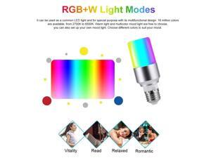 V15 Smart WIFI LED Bulb RGB+W LED Bulb 6W E26 Dimmable Light Phone Remote Control Group Control Compatible