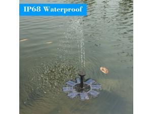 Solar Fountain Flower-shape Solar Panel Kit Birdbath Floating Fountain Submersible Pump for Garden Patio Pond Solar Fountain Flower-shape Solar Panel Kit Birdbath Floating Fountain Submersible Pump for Garden Patio Pond