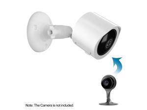 1Pack Outdoor Wall Mount Only compatible with Google Nest Cam Indoor 360 Degree Swivel Bracket Holder