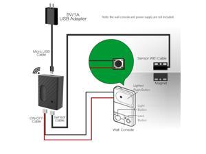 WiFi Smart Switch Garage Door Controller Compatible Garage Door Opener Smart Phone Remote Control APP