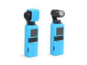 Soft Silicone Protective Body Case Holder Protector Shell with Protection Cover Cap Wrist Lanyard for DJI Osmo Soft Silicone Protective Body Case Holder Protector Shell with Protection Cover Cap Wrist Lanyard for DJI Osmo