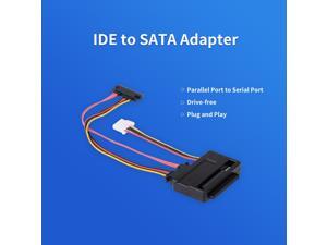 IDE to SATA Adapter Parallel Port to Serial Port 2.5in 3.5in IDE Interface HDD Base Hard Drive Adapter IDE to SATA Adapter Parallel Port to Serial Port 2.5in 3.5in IDE Interface HDD Base Hard Drive Adapter