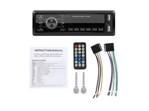 Jsd 158 12v Bluetooth V2 0 Car Audio Stereo Mp3 Player Radio Car Stereo Audio In Dash Single Din Fm Radio Receiver Mp3 Mmc Wma Radio Player Support Usb Aux Input With Remote Control