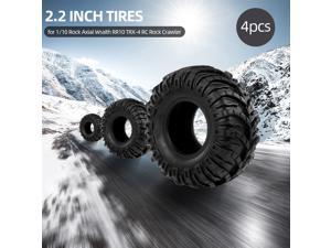 4Pcs 2.2 Inch 125mm 1/10 RC Rock Crawler Tires for 1:10 Rock Axial Wraith RR10 TRX-4 RC Rock Crawler Jeep 4Pcs 2.2 Inch 125mm 1/10 RC Rock Crawler Tires for 1:10 Rock Axial Wraith RR10 TRX-4 RC Rock Crawler Jeep