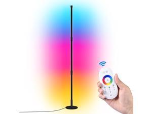 Colour Changing RGB Mood Lighting Metal LED Corner Floor Wall Lamp Light With Remote Colour Changing RGB Mood Lighting Metal LED Corner Floor Wall Lamp Light With Remote