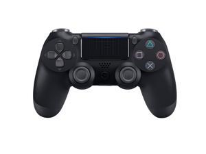 Bluetooth Wireless Game Controller With Gamepad Pressure Panel 6-Axis Handle Switch Light Bar For PS4 / Android / PC(black)