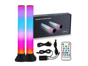 Smart Light Bars, RGBIC Smart LED Lights with 46 Scene Modes and Music Modes, Color Light Bar for Entertainment, PC, TV, Room Decoration