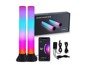 LED Smart Light Bars,RGB Color Changing with 46 Scene Modes and Music Modes Bluetooth Color Light Bar for Entertainment, PC, TV, Room Decoration