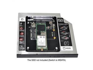 CY MSATA NGFF BMkey SSD to Slimline SATA 13Pin Caddy Case for 95mm Universal Laptop CD  DVDROM Bay SA025