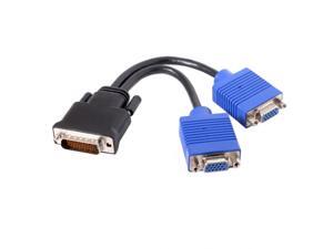 Jimier DMS-59pin Male to Dual 15Pin VGA RGB Female Splitter Extension Cable for PC Graphics Card DB-025 Jimier DMS-59pin Male to Dual 15Pin VGA RGB Female Splitter Extension Cable for PC Graphics Card DB-025