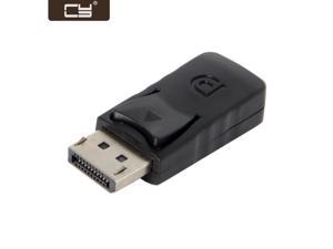 CY Black DP DisplayPort Male to Mini DP DisplayPort Female Adapter for Displays HDTV Monitor DP-052-BK