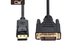 CY DisplayPort DP Male to DVI Male Single Link Video Cable 6ft 1.8m for DVI monitor DP-029-1.8M