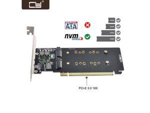CY 4X NVME M.2 AHCI to PCIE Express 3.0 Gen3 X16 Raid Card VROC Raid0 Hyper Adapter SA-024
