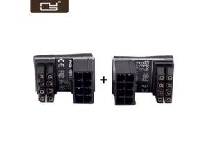 CY ATX 8Pin Female to 8pin Male 180 Degree AngledPower Adapter for Desktops Graphics Card PW-009 CY ATX 8Pin Female to 8pin Male 180 Degree AngledPower Adapter for Desktops Graphics Card PW-009
