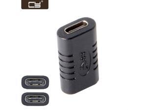 CY 10Gbps USB 3.1 Type-C USB-C 24Pin Female to Female Extension Adapter for Cell Phone & Laptop UC-025 CY 10Gbps USB 3.1 Type-C USB-C 24Pin Female to Female Extension Adapter for Cell Phone & Laptop UC-025