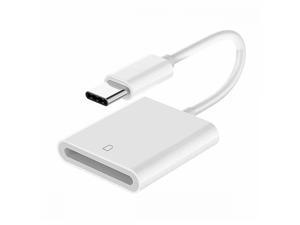 Cablecc USB 2.0 Type C USB-C to Standard SD SDXC SDHC Card Reader Adapter Compatible with Macbook Laptop Tablet Phone