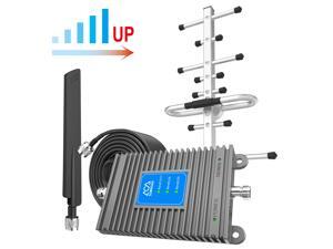 Tonve Cell Phone Signal Booster up to 2,500 sq. ft. for Home and Office, Boost 2/5/12/17/25/26 Bands, GSM 3G 4G LTE Voice and Data, 5G Support High Gain Cellular Repeater Amplifier Kit