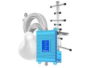 Tonve Home & Office Cell Phone Signal Booster, Range Extender, Coverage Up to 4,000 Square Feet, Bands 2/25/4/66/5/26/12/17/13, All US Carriers Boost 5G 4G LTE Data, FCC approve