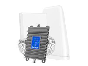 Tonve Cell Phone Cell Booster  range extender Verizon Cell Repeater For All US Carriers 3G 4G LTE 5G ATT Signal Booster Bands 2/4/5/12/13/17/25/66 Speed Up Calls + Data