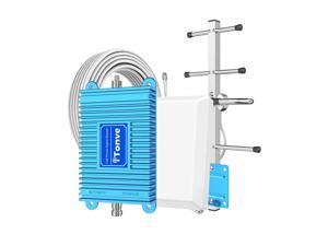 Tonve Cell Phone Signal Booster AT&T Signal Booster 5G 4G LTE Band 4/66/5 AT&T Cell Phone Booster Home Cellular Signal Booster