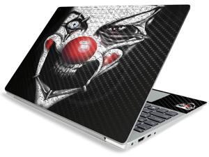 Carbon Fiber Skin for Lenovo IdeaPad S340 15" (2019) - Evil Clown | Protective, Durable Textured Carbon Fiber Finish | Easy to Apply, Remove, and Change Styles | Made in The USA Carbon Fiber Skin for Lenovo IdeaPad S340 15" (2019) - Evil Clown | Protective, Durable Textured Carbon Fiber Finish | Easy to Apply, Remove, and Change Styles | Made in The USA
