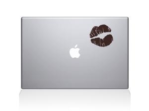 Kissy Lips Macbook Decal Vinyl Sticker  13 Macbook Pro 2016  Newer  Brown 1114Mac13XBro