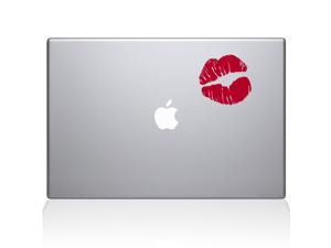 Kissy Lips Macbook Decal Vinyl Sticker  12 Macbook  Red 1114Mac12MDr