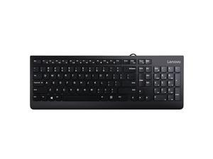 Lenovo 300 Usb Keyboard, Wired, Adjustable Tilt, Ergonomic, Windows 7/8/10, Gx30m39655, Black