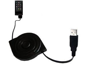 compact and retractable USB Power Port Ready charge cable designed for the LG GT505 and uses TipExchange 