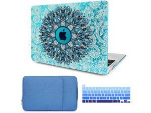Macbook Air 13 Inch Case Hard Shell Case Ultra Slim Plastic Hard Cover, Keyboard Cover, Laptop Sleeve For New Macbook Air 13 With Touch Id Model A1932, 3 In 1 Bundle
