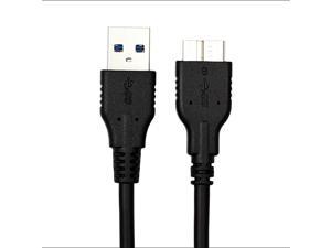 Superspeed Usb 3.0 Cable A To Micro B - 1 Feet - 35Cm - 0.35M Length - For /Wd/Seagate/Clickfree/Toshiba/Samsung External Hard Drives And Samsung Galaxy Note Iii