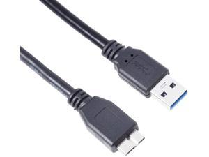 2 Pack Storite Mini Cable 2.0 USB Mini PC Cable for WD My Book Essential External Hard Drive 4TB 3TB 2TB 1TB Compatible Parts Micro USB 2.0 Data Cable Cord 
