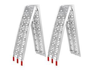 ZENY 2pcs 7.5' Folding Aluminum ATV Loading Ramps Motorcycle Truck Heavy Duty w/Straps for ATV UTV Motorcycle Snow Blower Lawn Mower Pickup ZENY 2pcs 7.5' Folding Aluminum ATV Loading Ramps Motorcycle Truck Heavy Duty w/Straps for ATV UTV Motorcycle Snow Blower Lawn Mower Pickup