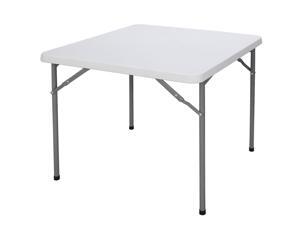 Zeny 3 ft White Square Folding Table Indoor Outdoor Picnic Party Table Zeny 3 ft White Square Folding Table Indoor Outdoor Picnic Party Table