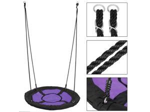 40"Child Kids Outdoor Saucer Tree Swing EZ Assembled Platform 440lbs Max PE Rope 40"Child Kids Outdoor Saucer Tree Swing EZ Assembled Platform 440lbs Max PE Rope